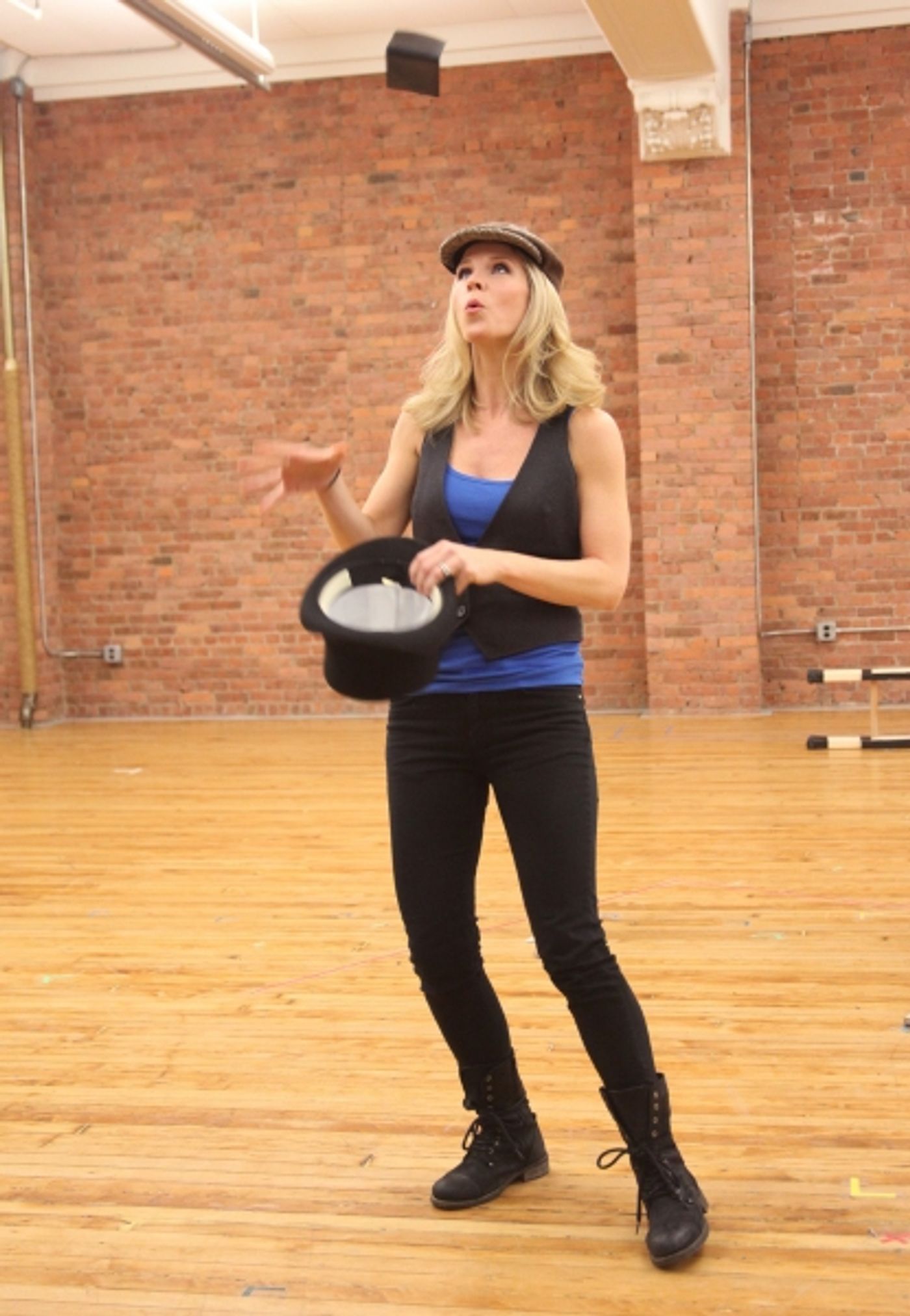 Photo Coverage: NICE WORK IF YOU CAN GET IT Meets the Press - Matthew Broderick, Kelli O'Hara and More!  Image