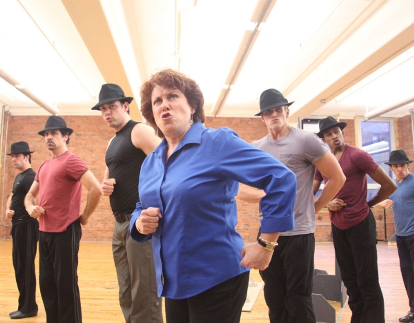 Photo Coverage: NICE WORK IF YOU CAN GET IT Meets the Press - Matthew Broderick, Kelli O'Hara and More!  Image