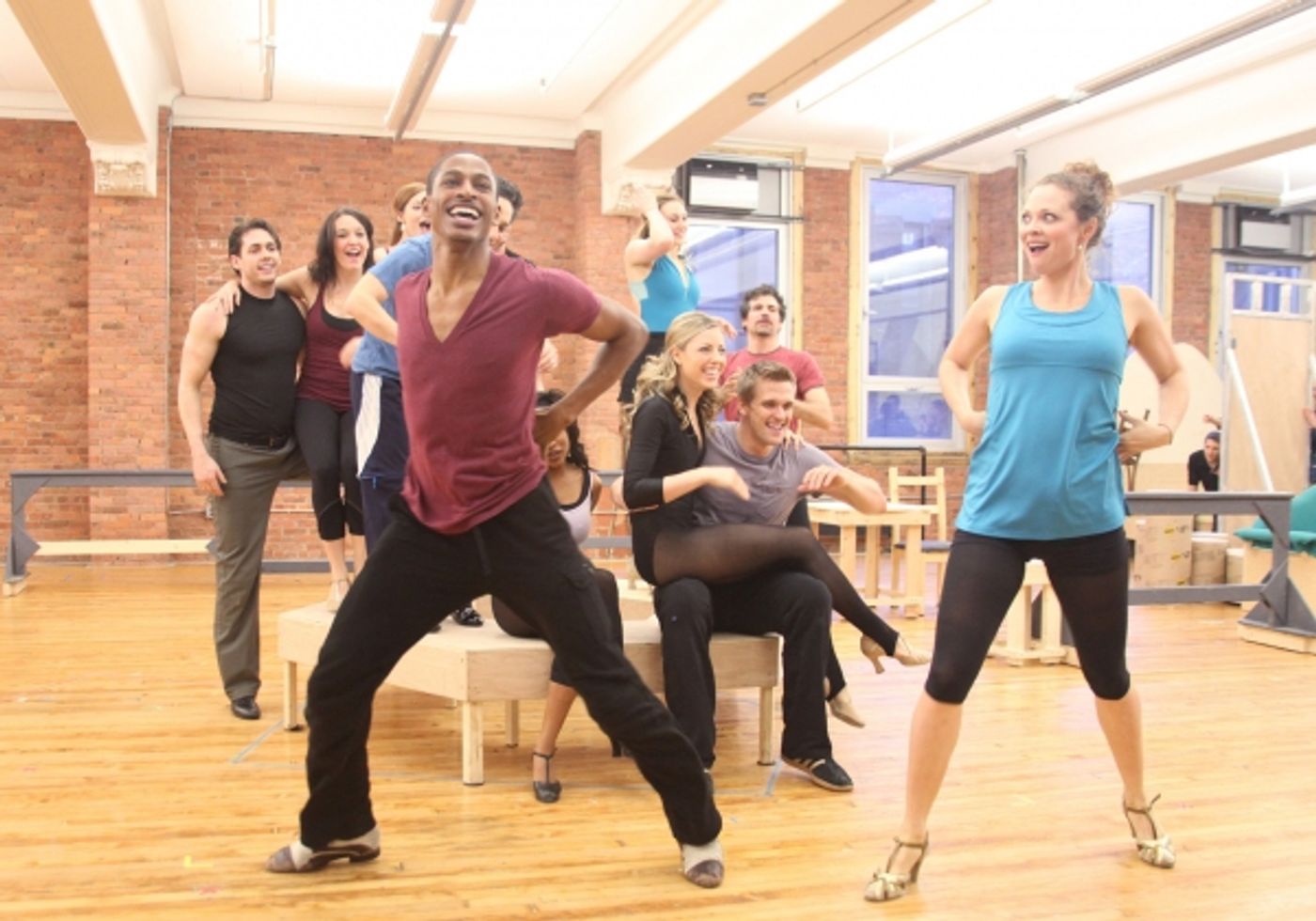 Photo Coverage: NICE WORK IF YOU CAN GET IT Meets the Press - Matthew Broderick, Kelli O'Hara and More!  Image