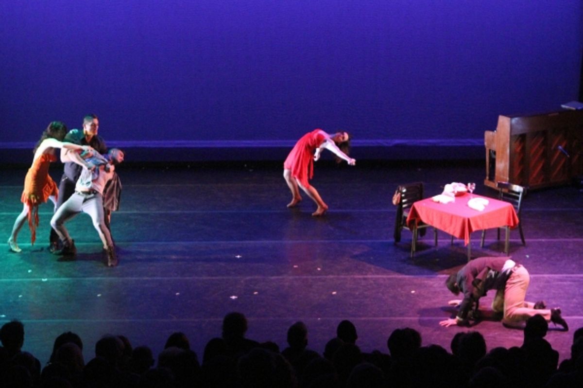 Melissa Emrico, Ambrose Respicio, Julius Rubio, Anna Schnaitter and Matthew Steffens at 