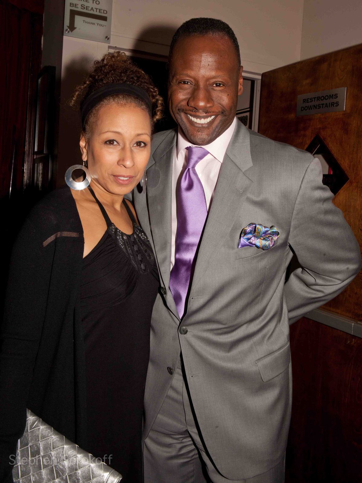 Gregory Generet and Tamara Tunie at 