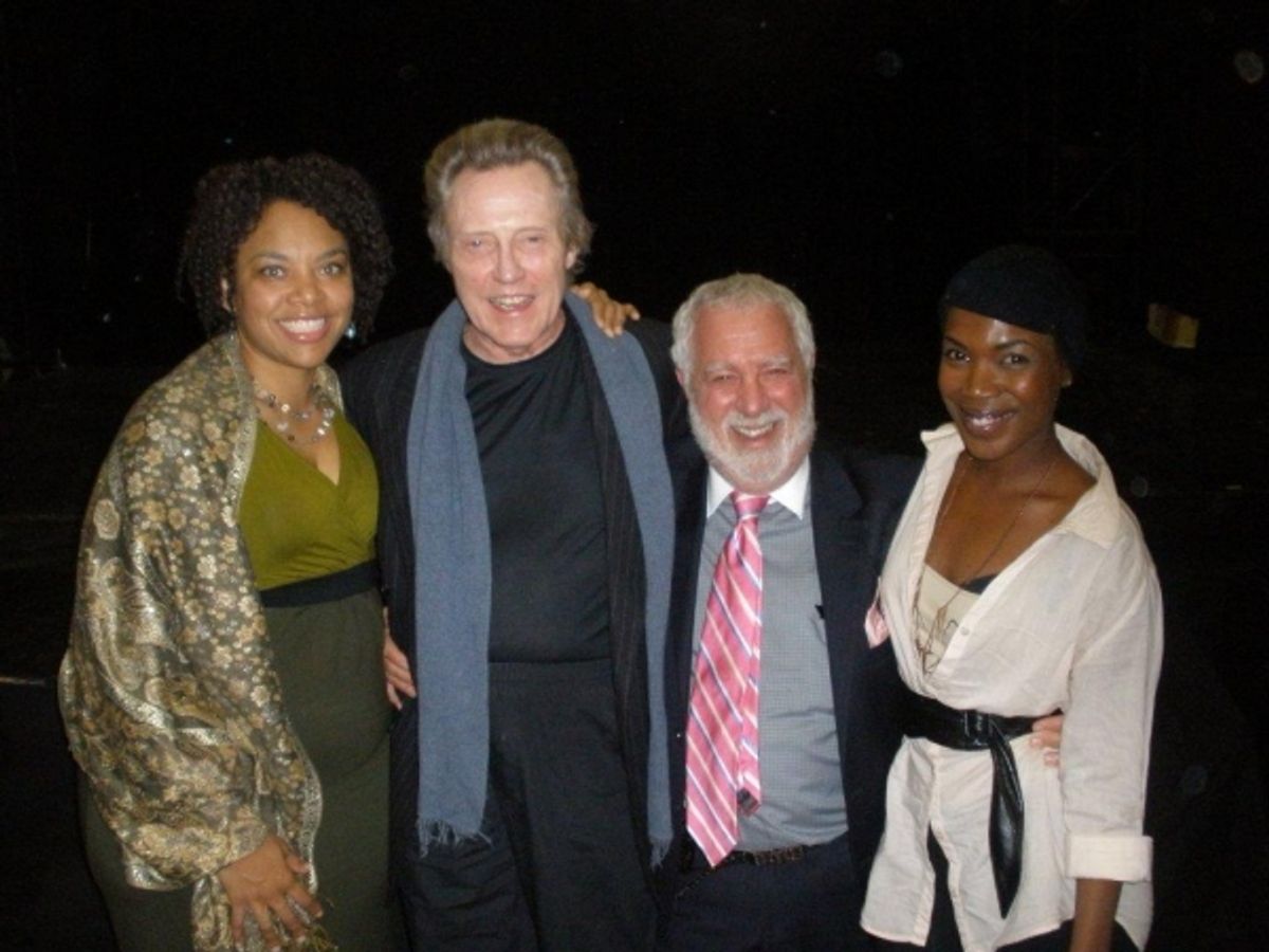 Diana Zollicoffer, Christopher Walken, Michael Mann, Kenyetta Lethridge at 