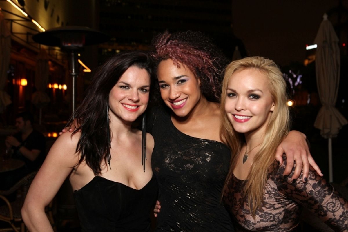 Leslie McDonel, Gabrielle McClinton and Nicci Claspell
 at 