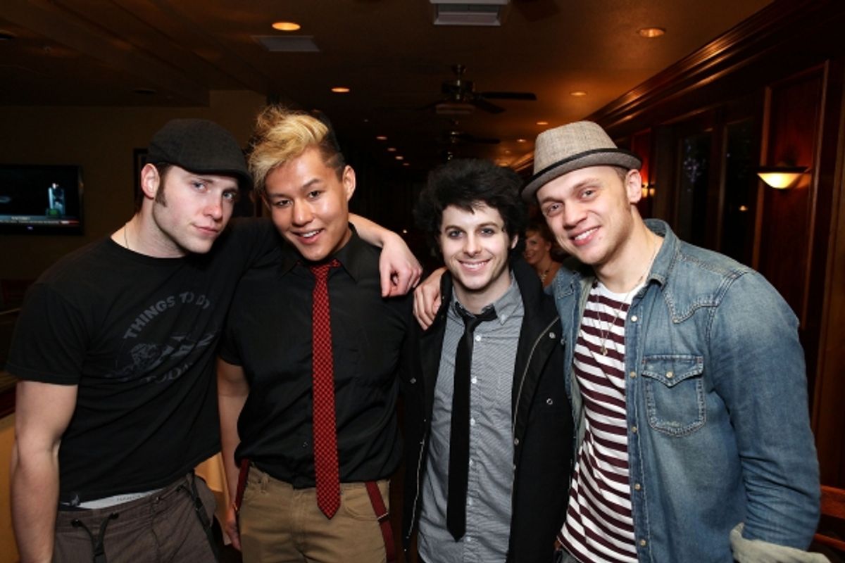 Tommy McDowell, Kelvin Moon Loh, Larkin Bogan and Matt DeAngelis at 