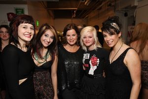 Jennifer Bowles, Krystina Alabado, Marcia Gay Harden, Eulala Scheel and Talia Aaron @ BroadwayWorld Jennifer Bowles, Krystina Alabado, Marcia Gay Harden, Eulala Scheel and Talia Aaron Photo
