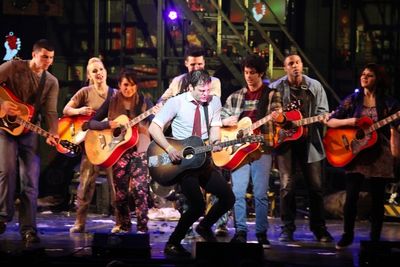 Van Hughes and the cast of AMERICAN IDIOT Photo