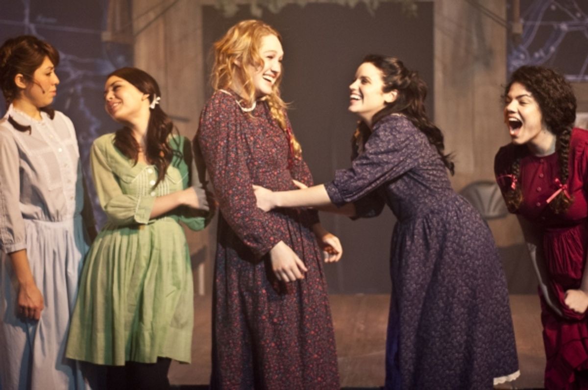 Reesa Ishiyama , Janel Parrish, Hope Lauren, Lindsay Pearce and Tiffany Gray  at 