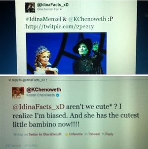 Kristin Chenoweth and Idina Menzel @ BroadwayWorld Kristin Chenoweth and Idina Menzel Photo