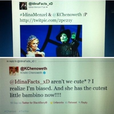 Kristin Chenoweth and Idina Menzel Photo