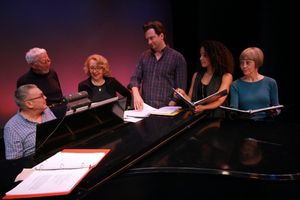 Graham Rowat, Stephanie Umoh and the company of THE SHOW GOES ON @ BroadwayWorld Graham Rowat, Stephanie Umoh and the company of THE SHOW GOES ON Photo