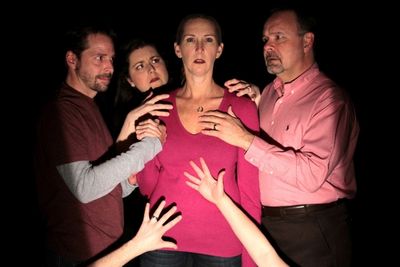 Christian Mast, Haley Johnson,  Kirsten Brant and Paul Page Photo