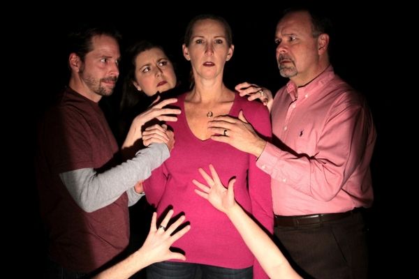 Christian Mast, Haley Johnson,  Kirsten Brant and Paul Page Photo