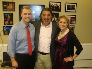 Andrew Flanigan, Max McLean, Kate Hughes Photo