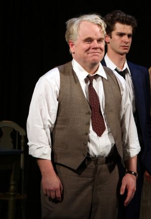 Phillip Seymour Hoffman, Andrew Garfield Photo