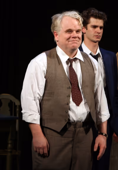 Phillip Seymour Hoffman, Andrew Garfield Photo