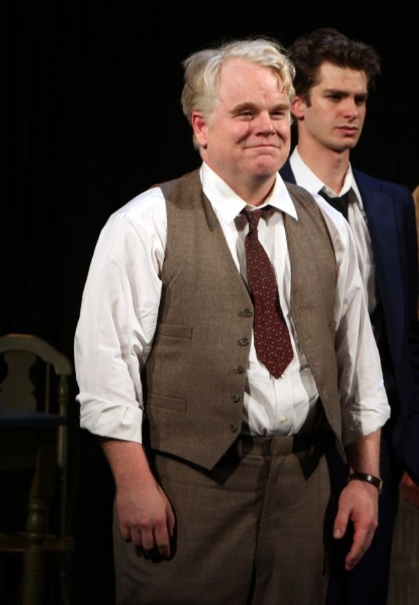 Phillip Seymour Hoffman, Andrew Garfield Photo