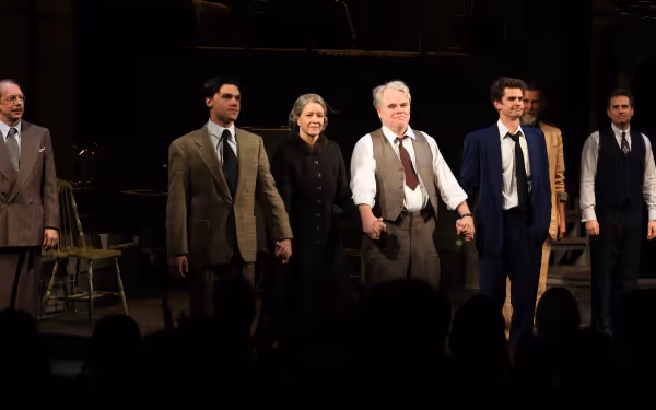 Bill Camp, Finn Wittrock, Linda Emond, Phillip Seymour Hoffman, Andrew Garfield, John Photo