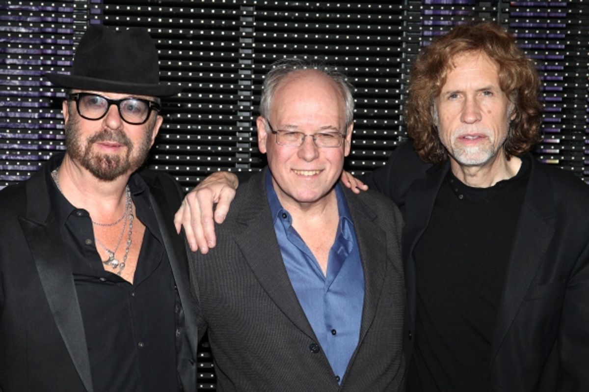 Dave Stewart, Bruce Joel Rubin and Glen Ballard Backstage at 