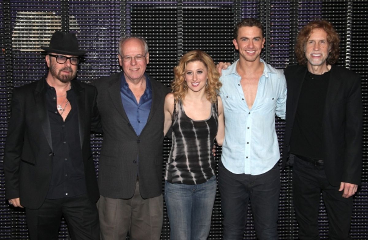 Dave Stewart, Bruce Joel Rubin, Caissie Levy, Richard Fleeshman at 
