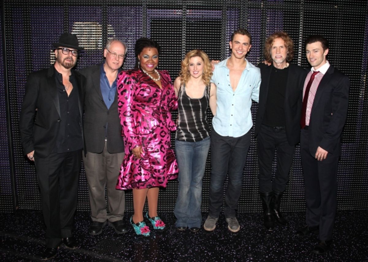 Dave Stewart, Bruce Joel Rubin, Da'Vine Joy Randolph, Caissie Levy, Richard Fleeshman, Glen Ballard and Bryce Pinkham at 
