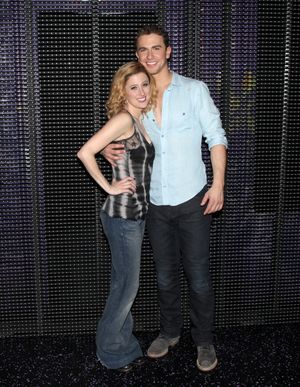 Caissie Levy and Richard Fleeshman @ BroadwayWorld Caissie Levy and Richard Fleeshman Photo