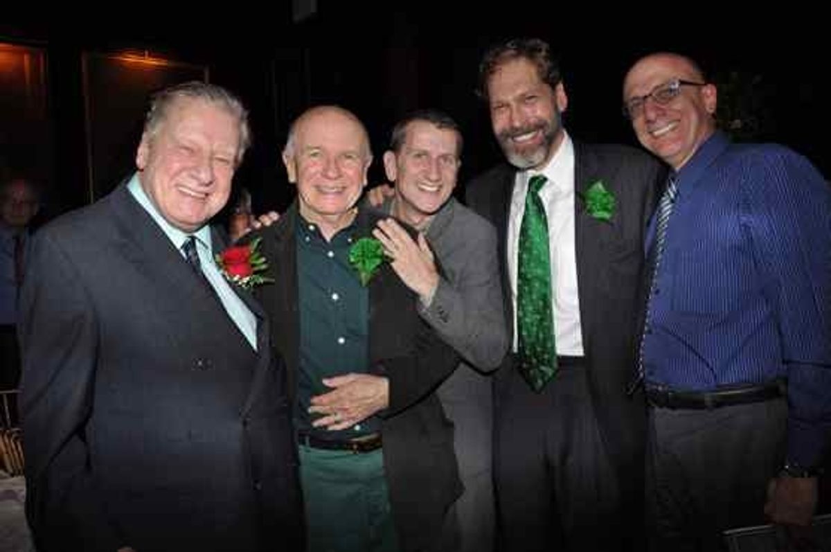 Brian Murray, Terrence McNally, Tom Kirdahy, David Staller and Tom Viola at 