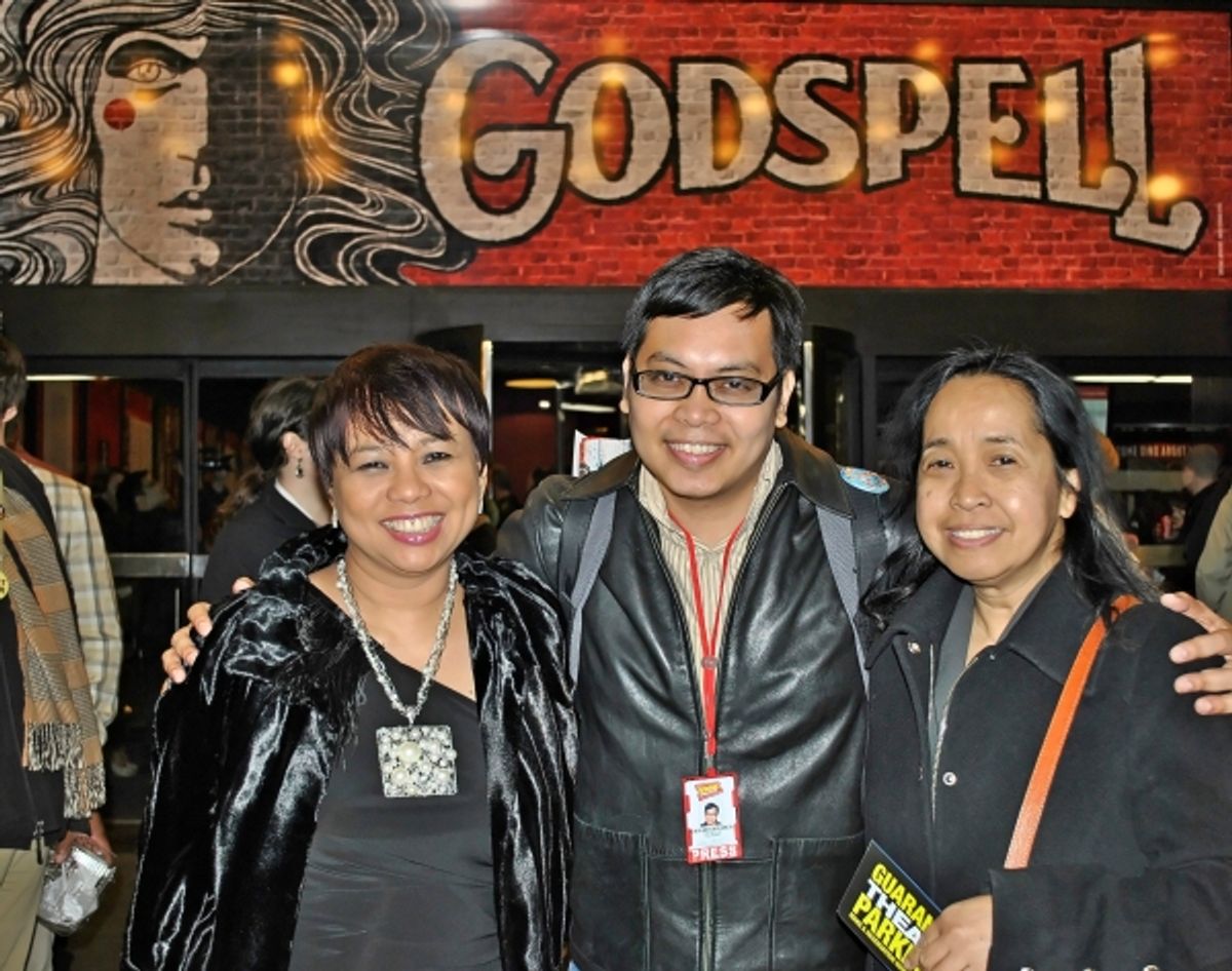 Janet Nepales (Hollywood Foreign Press Association), Oliver Oliveros (BroadwayWorld.com), Cristina Dc Pastor (TheFilAm.net)
 at 