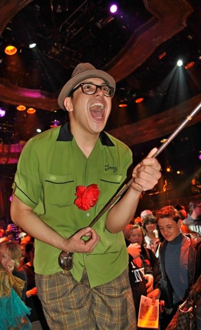 George Salazar during intermission Photo