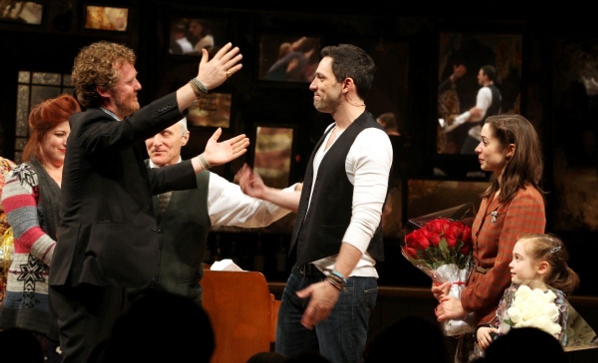 Glen Hansard, Steve Kazee, Cristin Milioti & Ripley Sobo at 