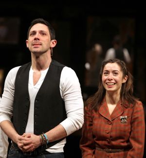 Steve Kazee & Cristin Milioti  Photo