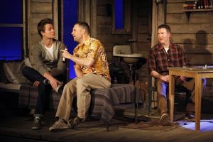 Ansel Elgort, Lucas Caleb Rooney, Brian Hutchison @ BroadwayWorld Ansel Elgort, Lucas Caleb Rooney, Brian Hutchison Photo