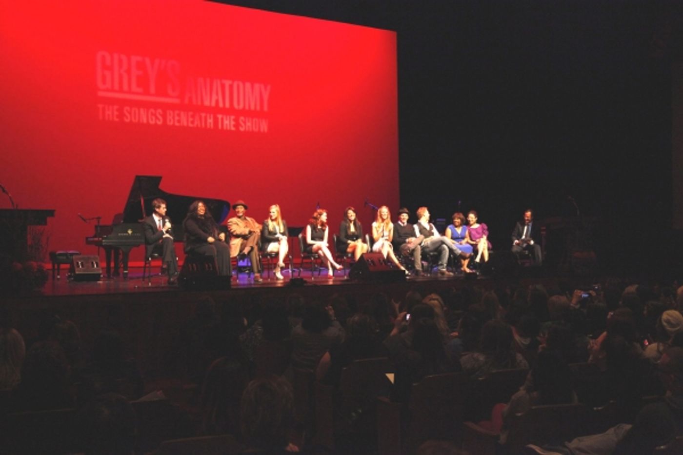 Photo Flash: GREY'S ANATOMY: THE SONGS BENEATH THE SHOW Benefits the Actors Fund  Image