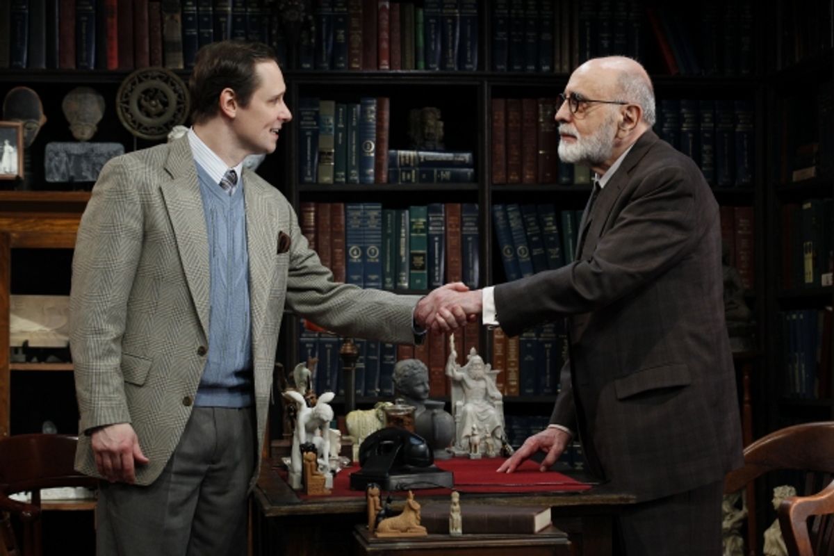 Jim Stanek as C. S. Lewis and George Morfogen as Sigmund Freud
 at 