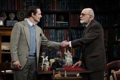 Jim Stanek as C. S. Lewis and George Morfogen as Sigmund Freud
 Photo