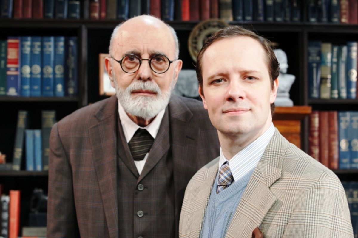 George Morfogen as Sigmund Freud and Jim Stanek as C. S. Lewi at 