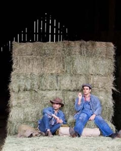 Jos Viramontes as "George" and AJ Meijer as "Lennie" Photo