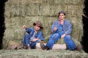 Jos Viramontes as "George" and AJ Meijer as "Lennie" @ BroadwayWorld Jos Viramontes as "George" and AJ Meijer as "Lennie" Photo