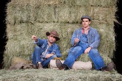 Jos Viramontes as "George" and AJ Meijer as "Lennie" Photo
