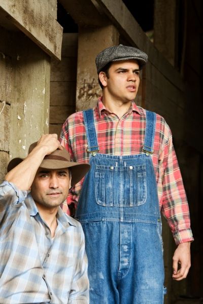 Jos Viramontes as "George" and AJ Meijer as "Lennie" Photo