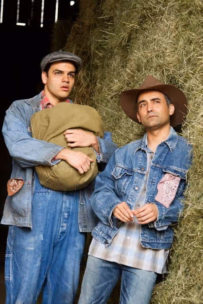 AJ Meijer as "Lennie" and Jos Viramontes as "George" Photo