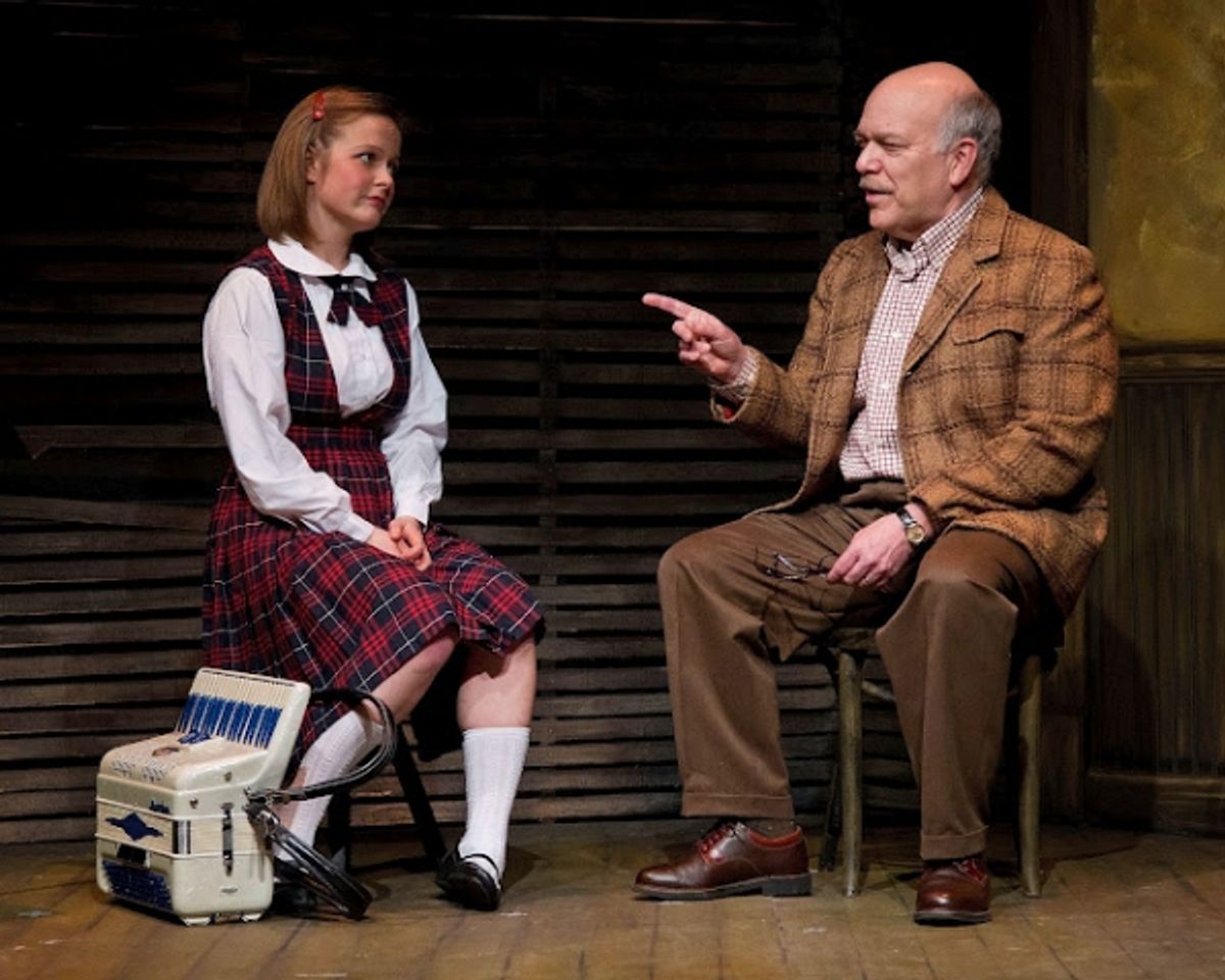 Rosebud Baker as Mary Margaret Irzandowsky & Scott Robertson as George Hollewinski at 