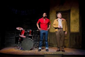 Royce Johnson as Luigi Wells, and Scott Robertson as George Hollewinski  Photo