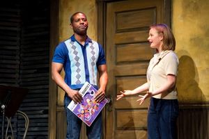 Rosebud Baker as Mary Margaret Irzandowsky and Royce Johnson as Luigi Wells Photo
