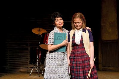 Janice Hall as Helen Hollewinski and Rosebud Baker as Mary Margaret Irzandowsky Photo