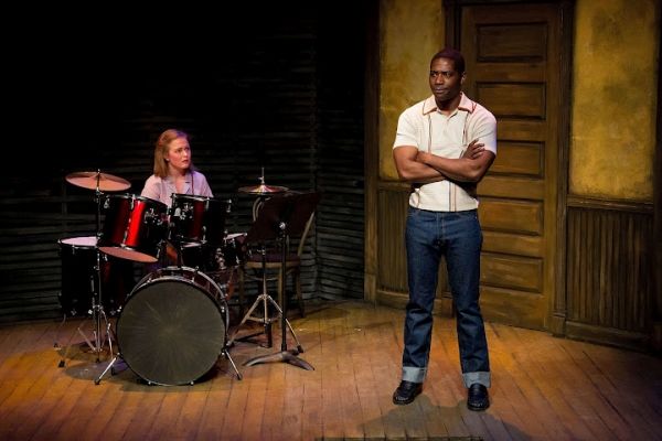 Rosebud Baker as Mary Margaret Irzandowsky and Royce Johnson as Luigi Wells Photo
