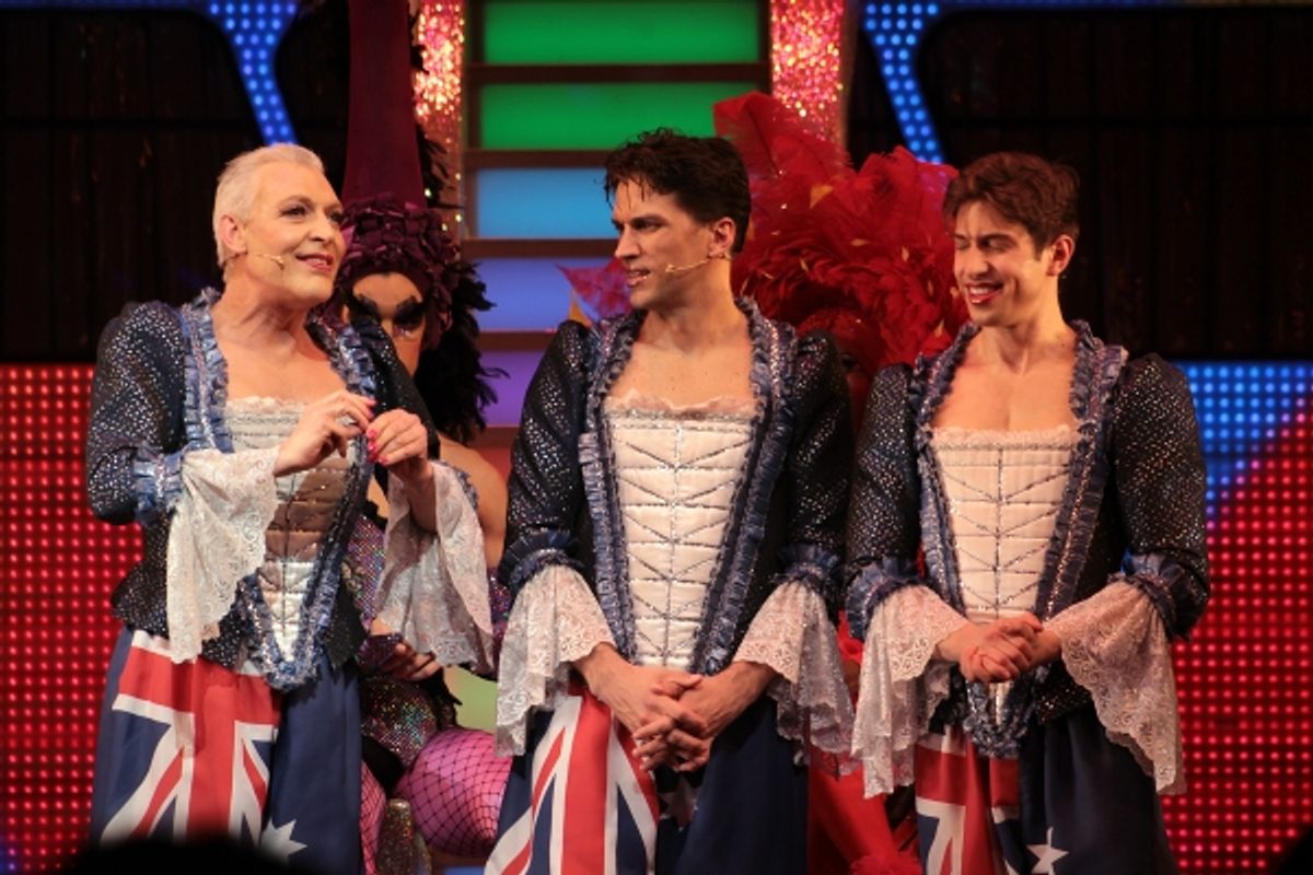 Tony Sheldon, Will Swenson, Nick Adams at 