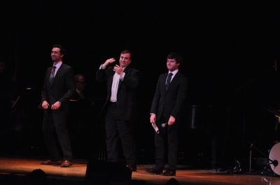 Aaron Lazar, Bill Daugherty and Bobby Steggert Photo