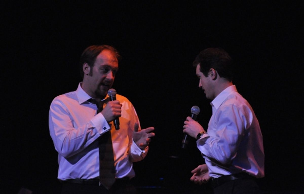 Alexander Gemignani and Matt Cavenaugh at 