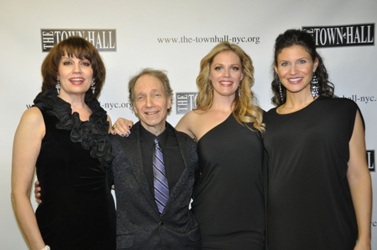 Beth Leavel, Elizabeth Stanley and Jenny Powers Host, Creator and Writer of tonight's show Scott Siegel at 