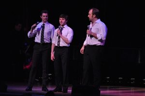 Matt Cavenaugh, Bobby Steggert and Alexander Gemignani Photo